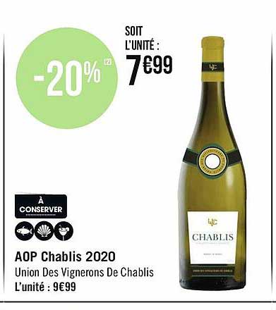 aop chablis 2020 union des vignerons de chablis