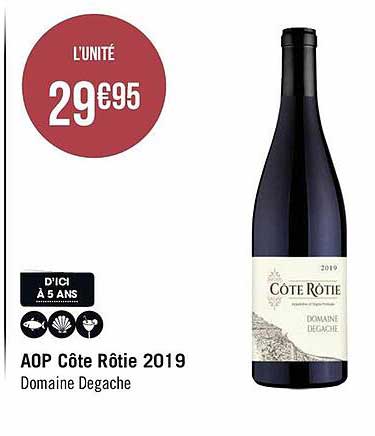 aop côte rôtie 2019 domaine degache