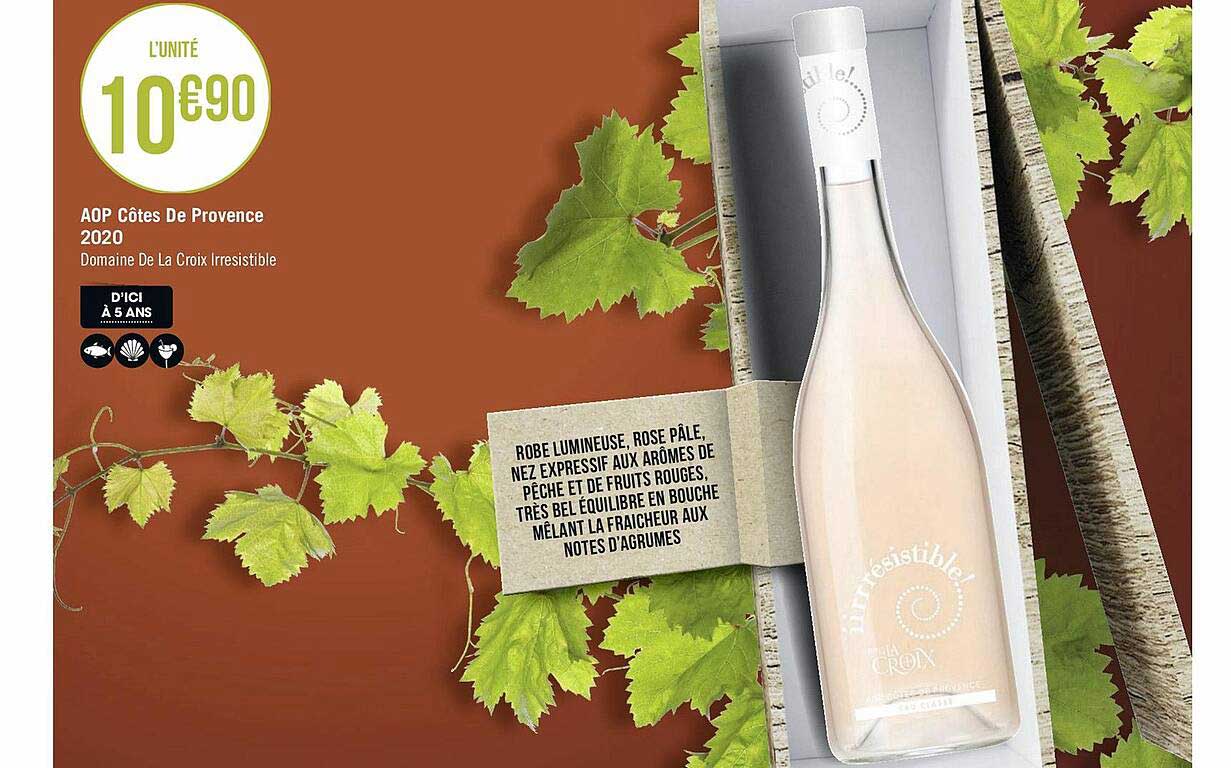 Aop Côtes De Provence 2020 Domaine De La Croix Irresistible