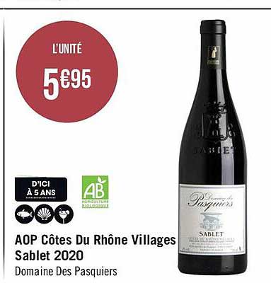 Aop Côtes Du Rhône Villages Sablet 2020