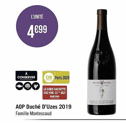 aop duché d'uzes 2019 famille montescaud