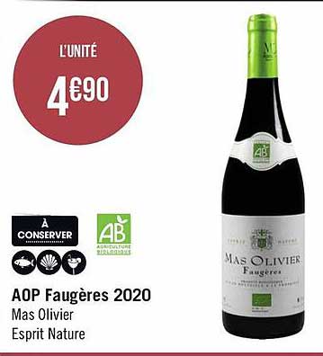 aop faugères 2020 mas olivier esprit nature