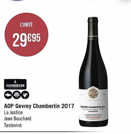 aop gevrey chambertin 2017 la justice jean bouchard tasteviné