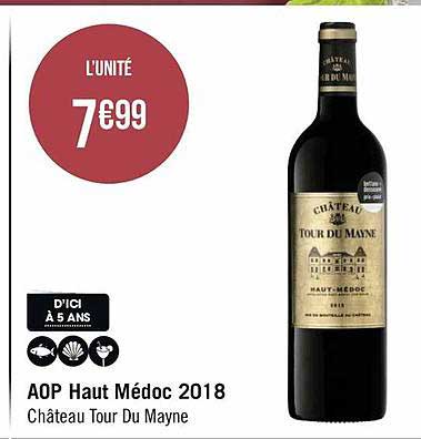 aop haut médoc 2018 château tour du mayne