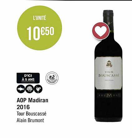 Aop Madiran 2016 Tour Bouscassé Alain Brumont