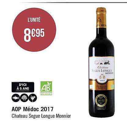 aop médoc 2017 château segue longue monnier