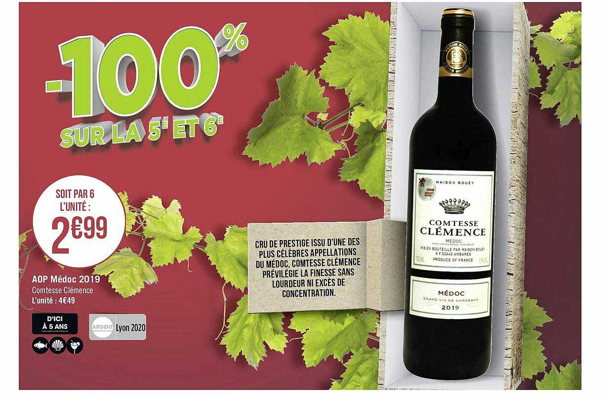 aop médoc 2019 comtesse clémence