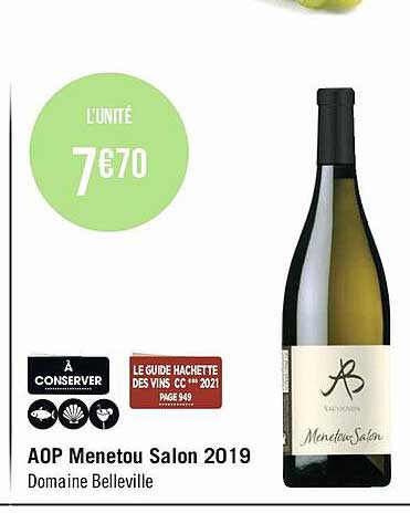 aop menetou salon 2019 domaine belleville
