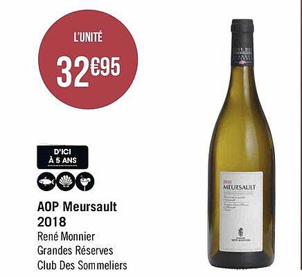 aop meursault 2018 rené monnier