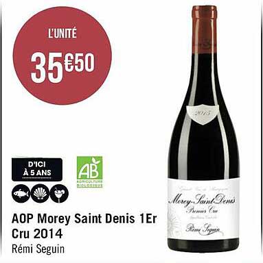 aop morey saint denis 1er cru 2014 rémi seguin