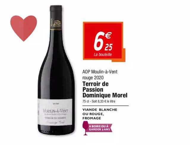 aop moulin-à-vent rouge 2020 terroir de passion dominique morel
