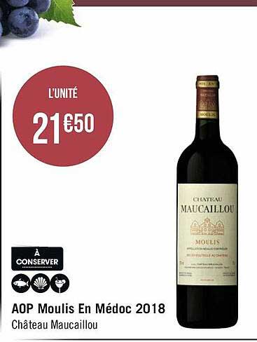 Aop Moulis En Médoc 2018 Château Maucaillou