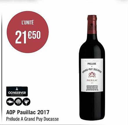 aop paillac 2017 prélude à grand puy ducasse