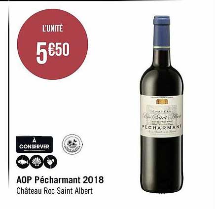 aop pécharnant 2018 château roc saint albert