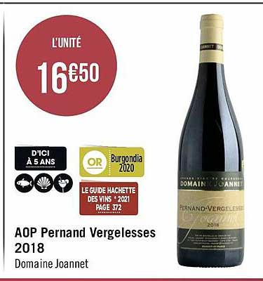 aop pernand vergelesses 2018 domaine joannet