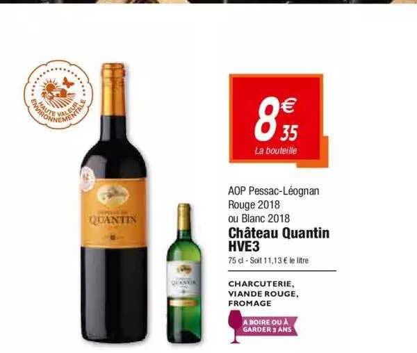 Aop Pessac-léognan Rouge 2018 Ou Blanc 2018 Château Quantin Hve3