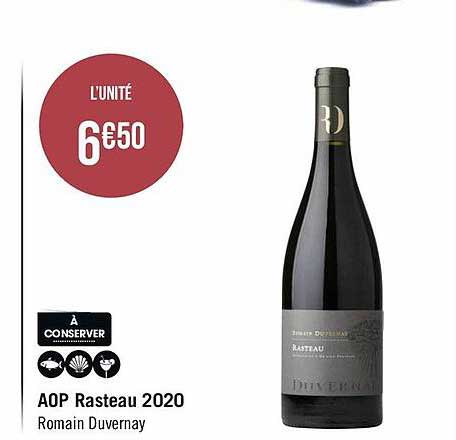 aop rasteau 2020 romain duvernay