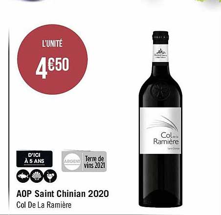 aop saint chinian 2020 col de la ramière