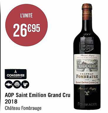aop saint émilion grand cru 2018 château fombrauge
