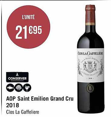 aop saint emilion grand cru 2018 clos la gaffelière