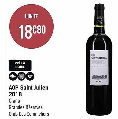 aop saint julien 2018 glana