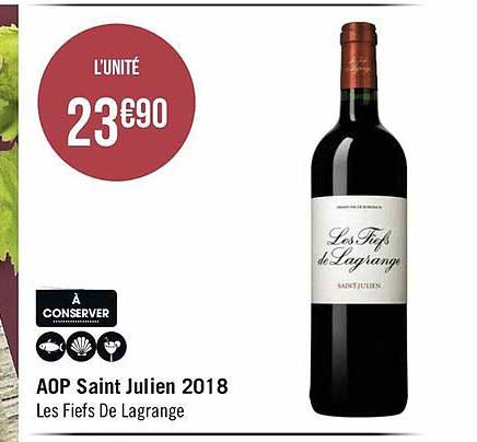 aop saint julien 2018 les fiefs de lagrange