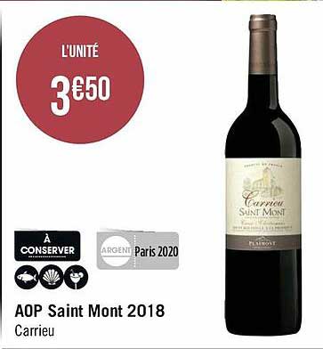 aop saint mont 2018 carrieu