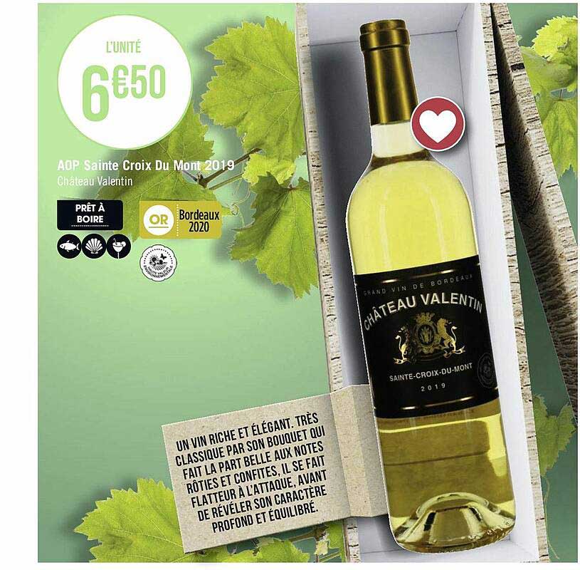 aop sainte croix du mont 2019 château valentin