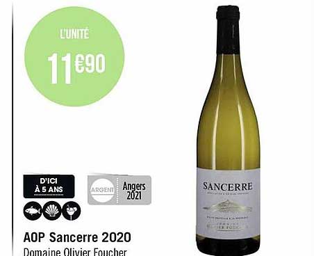 aop sancerre 2020 domaine olivier foucher