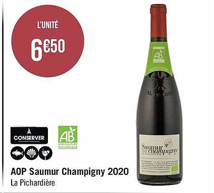 aop saumur champigny 2020 la pichardière
