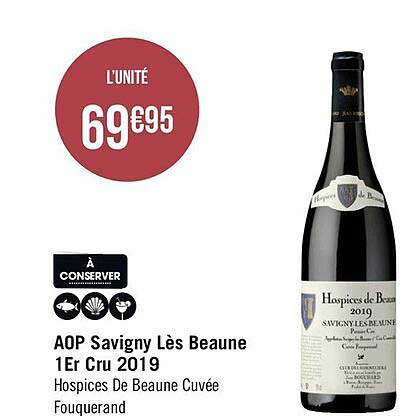aop savigny lès beaune 1er cru 2019 hospice de beaune cuvée fouquerand