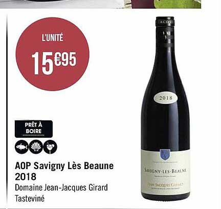 aop savigny lès beaune 2018 domaine jean-jacques girard tasteviné
