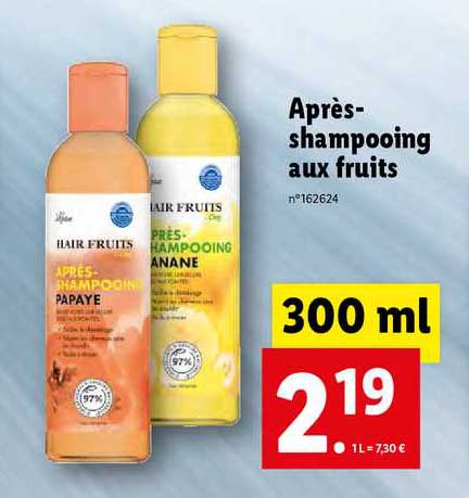 après-shampooing hair fruits