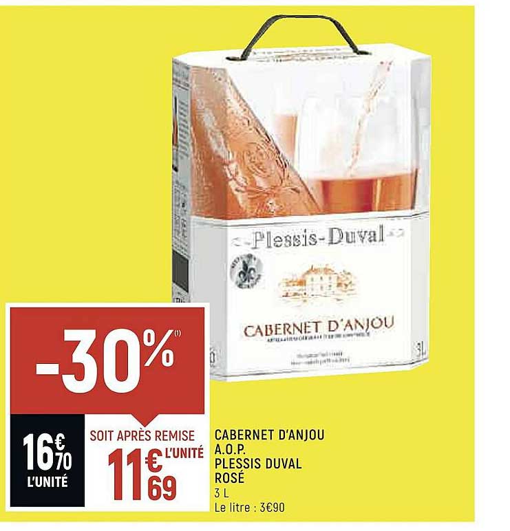 cabernet d'anjou a.o.p. plessis duval rosé