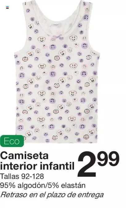 Camiseta Interior Infantil