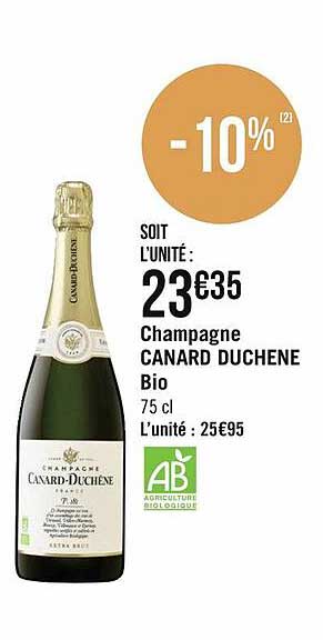 champagne canard duchêne bio
