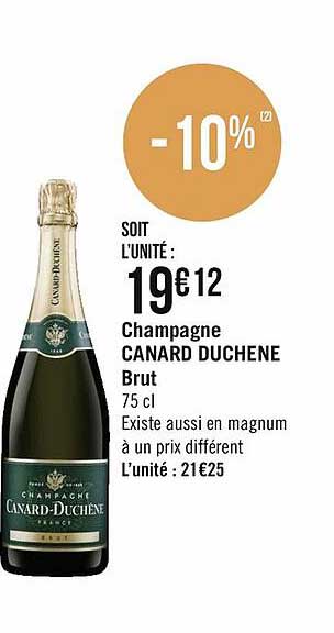 champagne canard duchêne brut