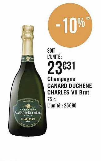 champagne canard duchêne charles vII brut