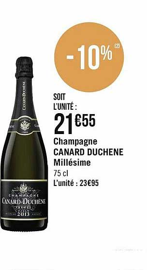 champagne canard duchêne millésime
