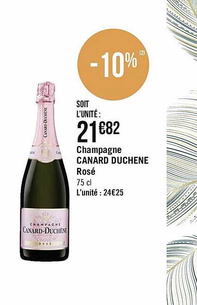 champagne canard duchêne rosé