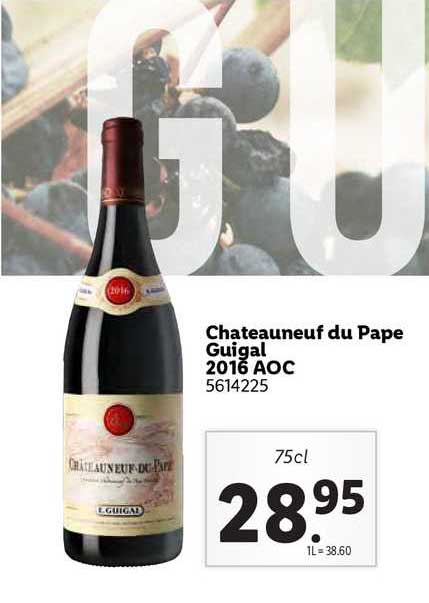 châteaunef du pape guigal 2016 aoc