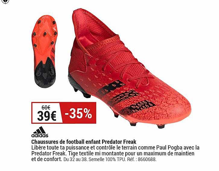 Chaussures De Football Enfant Predator Freak Adidas