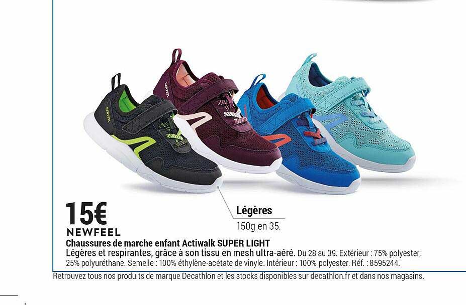 Chaussures De Marche Enfant Actiwalk Super Light Newfeel