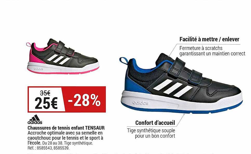 Chaussures De Tennis Enfant Tensaur Adidas