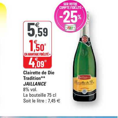 clairette de die tradition jaillance