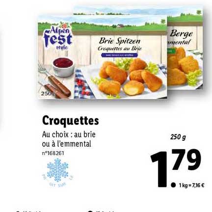 croquettes alpen fest