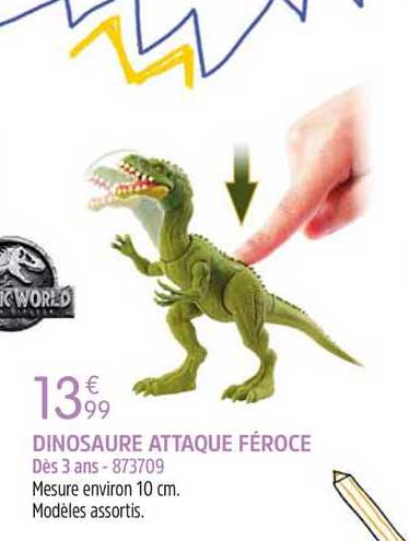dinosaure attaque féroce