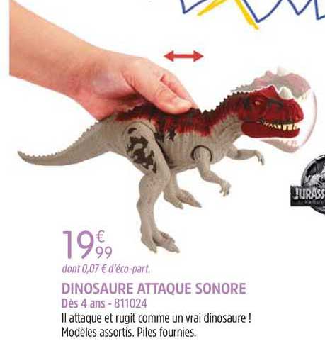 dinosaure attaque sonore