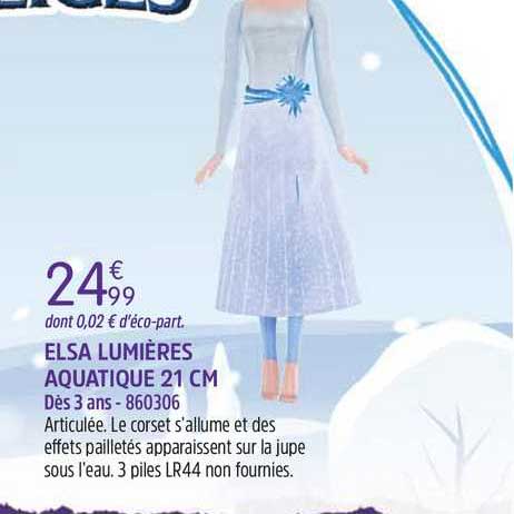 Elsa Lumières Aquatique 21 Cm