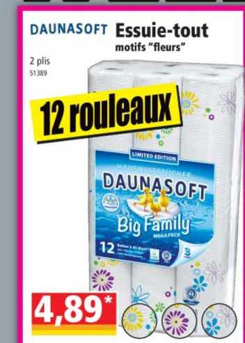 essuie-tout daunasoft